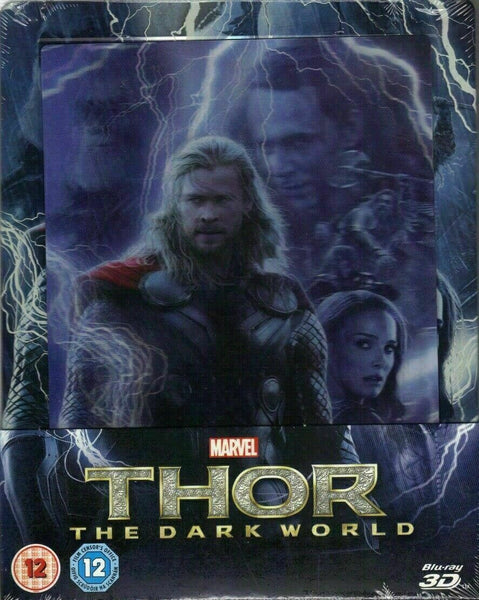 Thor: Dark World  - Limited Edition Lenticular Steelbook [3D - Blu-ray] New!