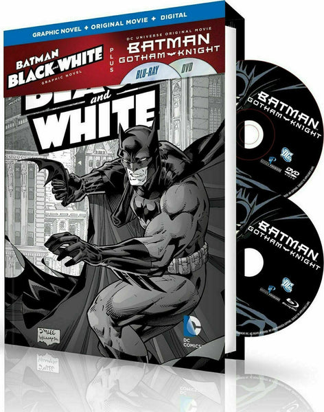 Batman: Gotham Knight / Batman: Black & White [Blu-ray+DVD+Hard Cover] New!