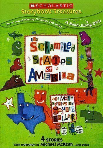 The Scrambled States of America & More Stories By Laurie Keller  [DVD] new!!!