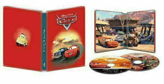 Cars - Limited Edition Steelbook [4K UHD - Blu-ray] New and Sealed!