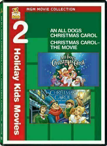 All Dogs Christmas Carol & Christmas Carol [DVD] New! [DB23]