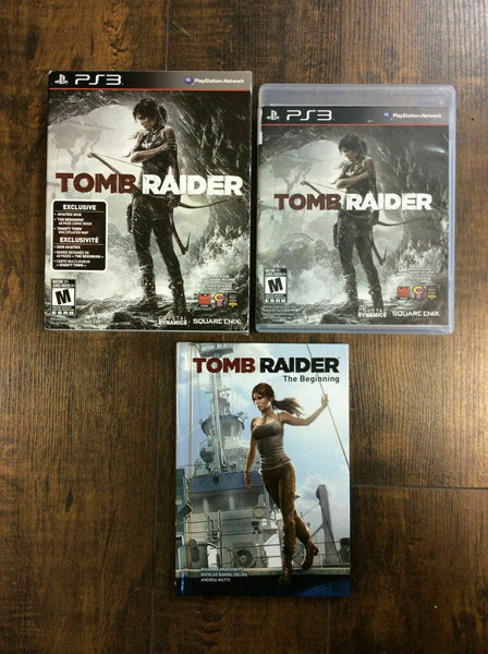 Tomb Raider - Launch Edition (Slipcover + Artbook) [PS3] Excellent Condition!