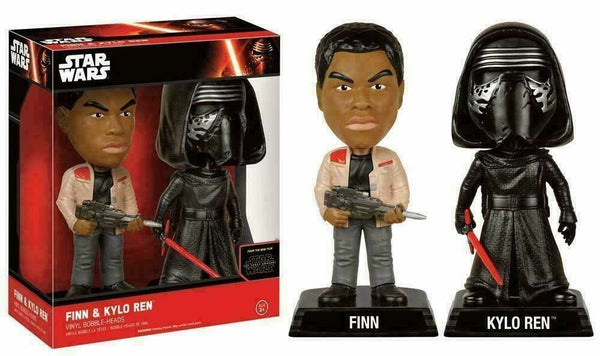 Funko - Figurine Star Wars Ep. 7 - Bobble-head Pack - Finn & Kylo Ren - New!!