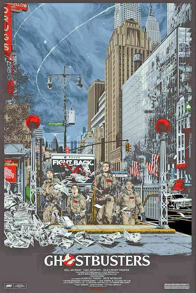 Ghostbusters by Ken Taylor  - 24x36 Mondo Poster Print XX/2035