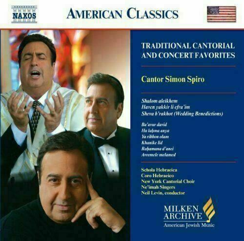 Milken Arch American Jewish Music: Cantor Spiro [CD] New!!!