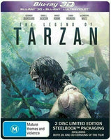 The Legend of Tarzan 3D - Limited Edition Steelbook [Blu-ray 3D + Blu-ray] New!!