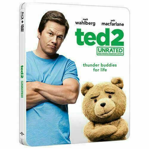 Ted 2: Unrated - Limited Edition Steelbook [Blu-ray + DVD] New and Sealed!!