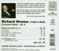 Richard Strauss: Sinfonia Domestica; Parergon [CD] New!!