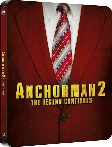 Anchorman 2 - Limited Edition Steelbook [Blu-ray] New and Sealed!!